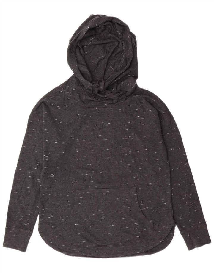 Champion Sudadera con capucha extragrande para mujer Reino Unido 10 Pequeño algodón moteado gris