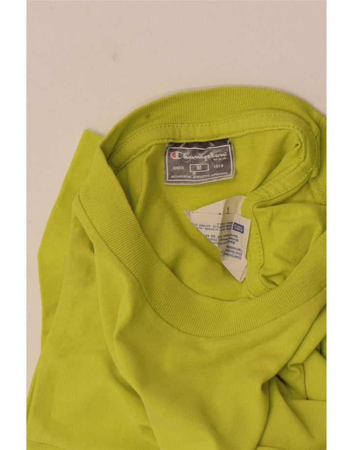 Champion Camiseta Gráfica Para Hombre Top Algodón Verde Medio