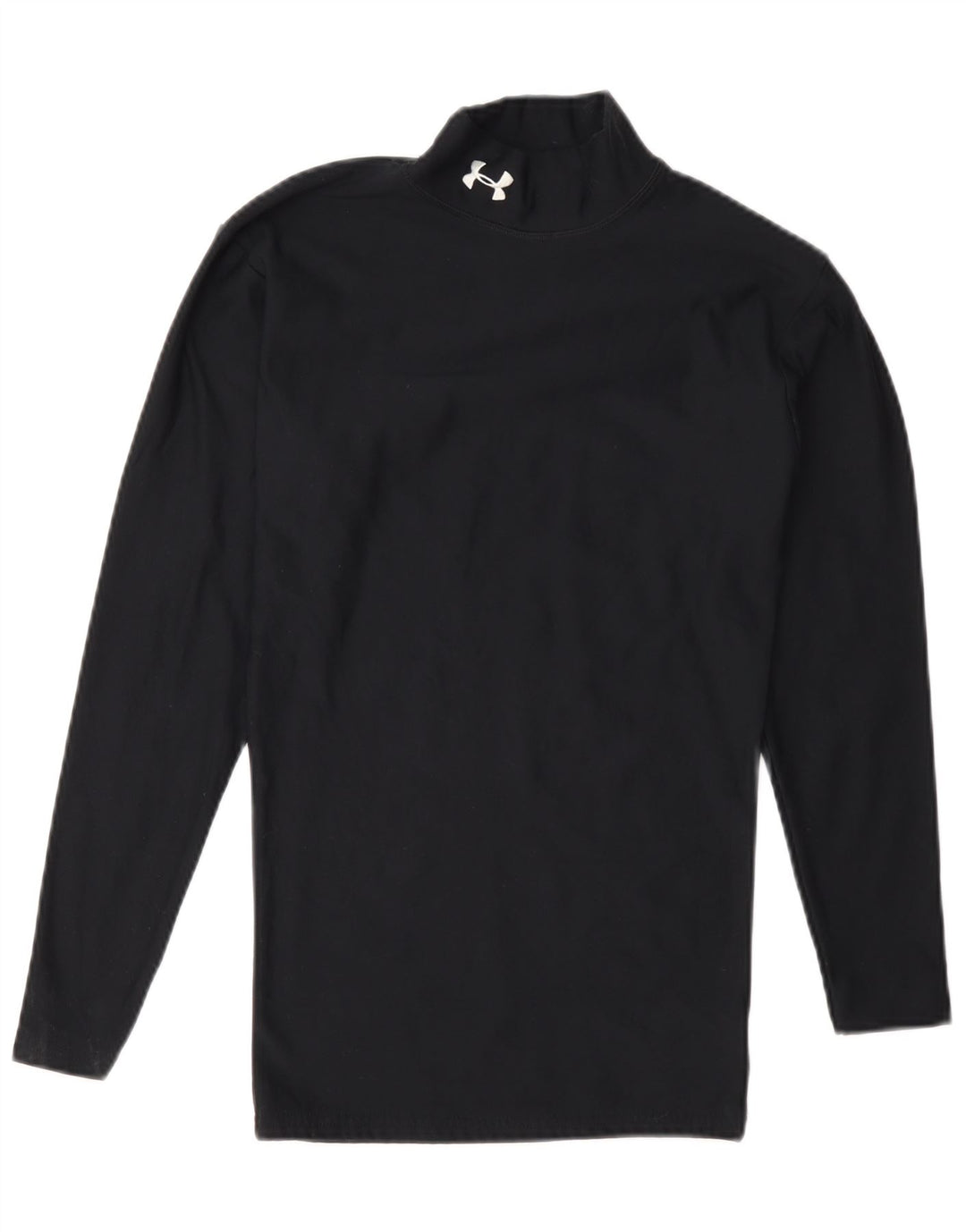 Under Armour Camiseta Cold Gear para hombre de manga larga de nailon azul marino pequeño