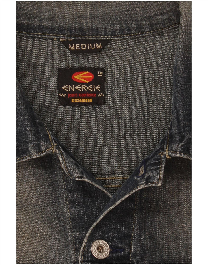 Energie Chaqueta Vaquera para Mujer UK 44 Algodón Azul Medio