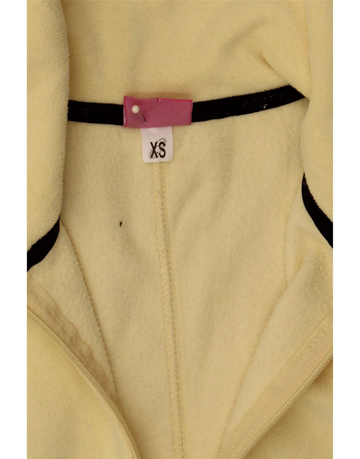Chaqueta polar Asics para mujer UK 6 XS Amarillo