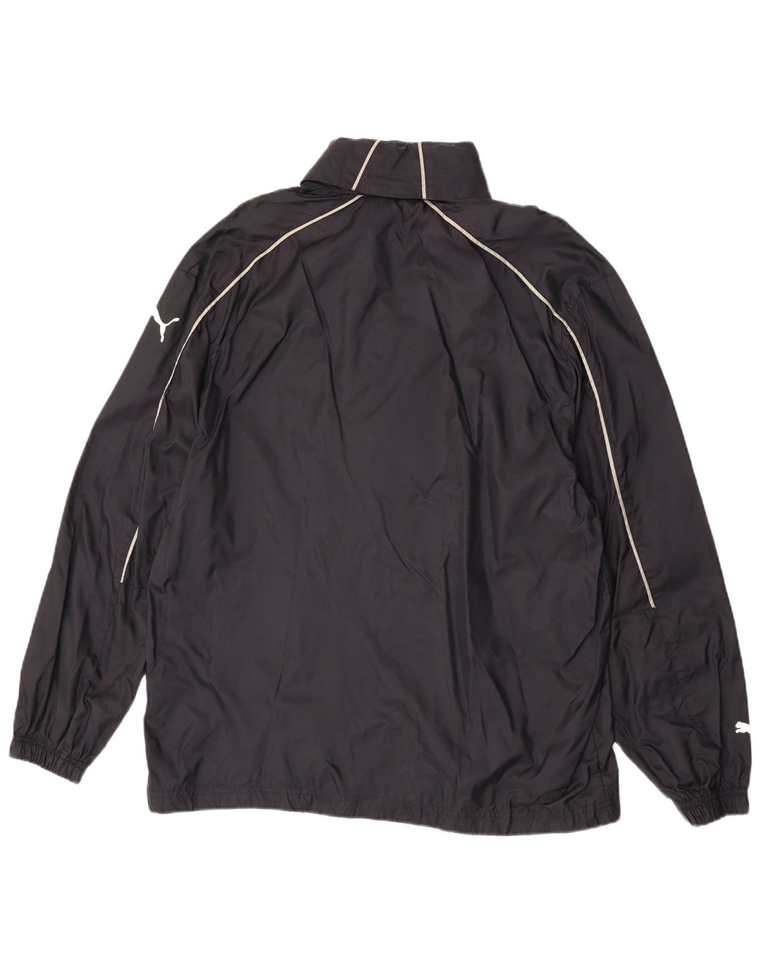 Puma Chaqueta impermeable con capucha para hombre UK 38 Medium Black Polyamide