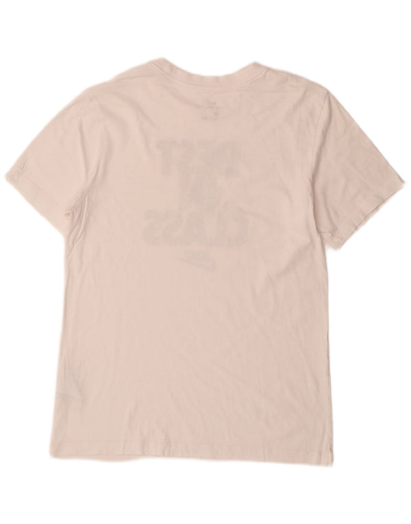 Nike Camiseta gráfica para hombre Top mediano de algodón blanco