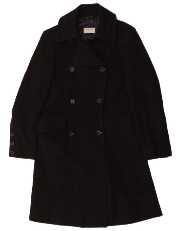 Nogara 1945 Abrigo Cruzado Mujer IT 42 Lana Gris Medio