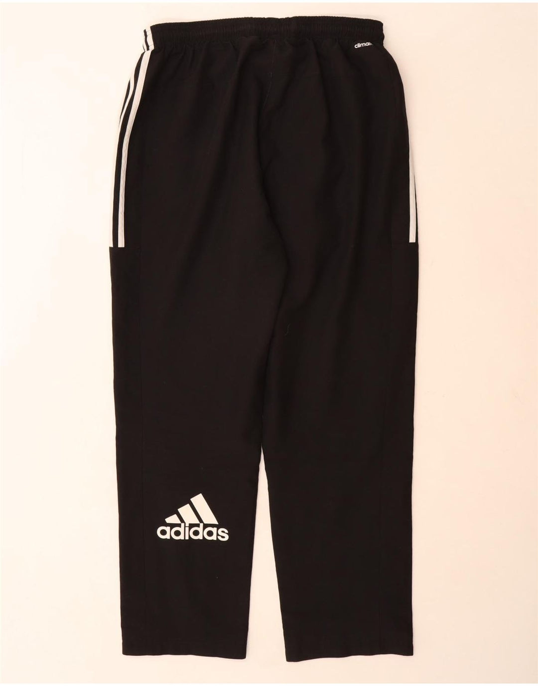 Adidas Mens Climalite Graphic Chándal Pantalones Grande Negro Poliéster