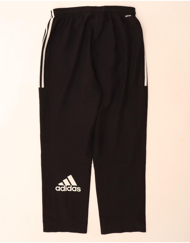 Adidas Mens Climalite Graphic Chándal Pantalones Grande Negro Poliéster