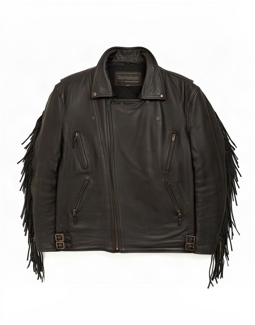 Bikers Paradise Chaqueta motera de cuero para hombre EU 54 2XL Negro