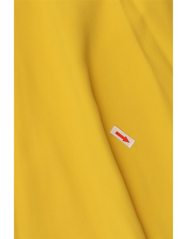 Germano Zama Falda Acampanada para Mujer Mediana W28 Acetato Amarillo