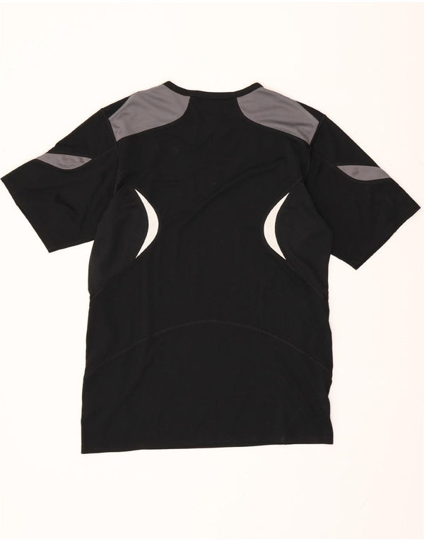 Camiseta NIKE Fit Dry para hombre UK 39/41 Medium Negro Colorblock Poliéster