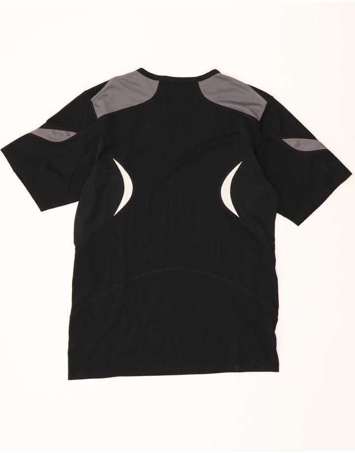Camiseta NIKE Fit Dry para hombre UK 39/41 Medium Negro Colorblock Poliéster