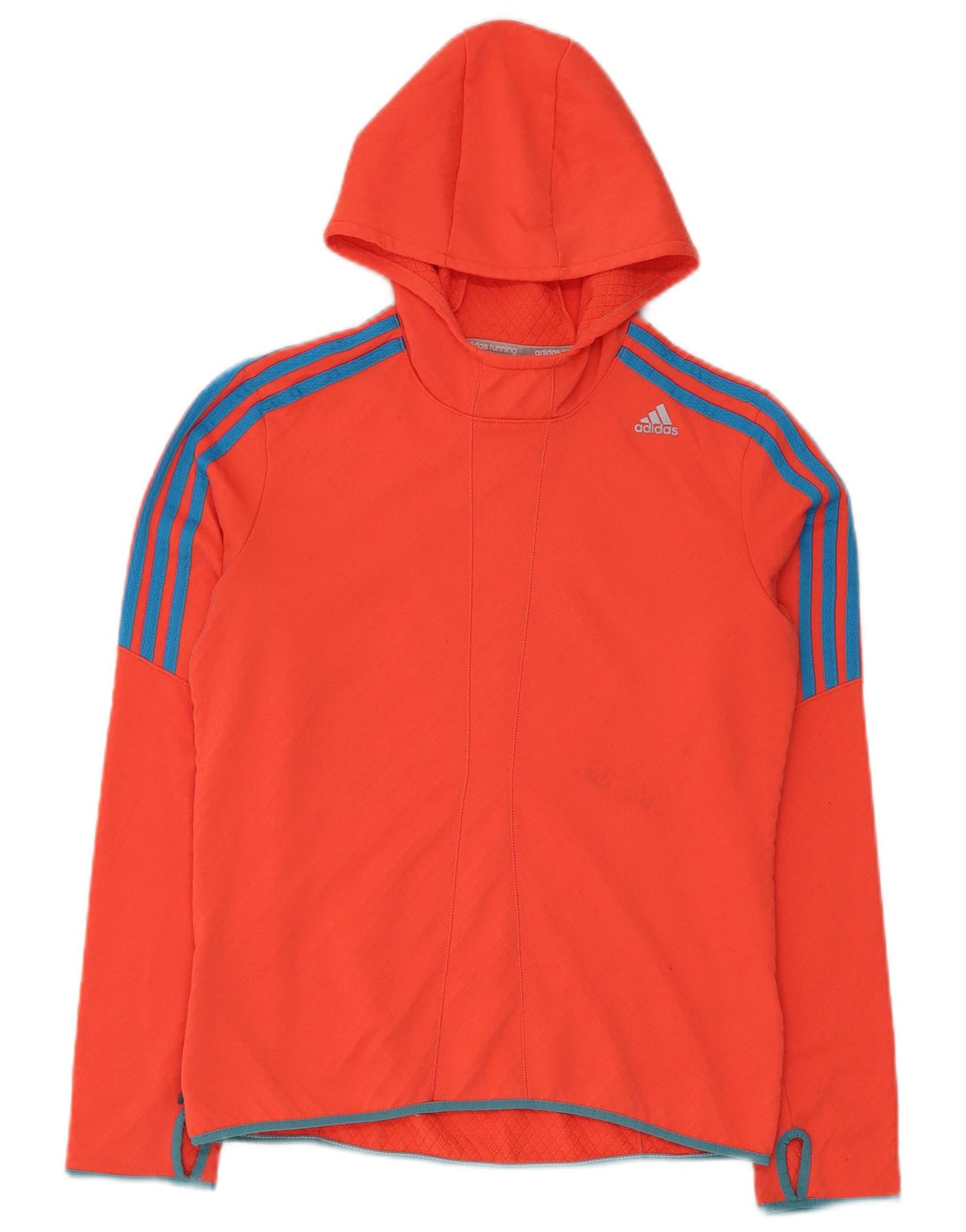 Adidas - Sudadera con capucha para mujer (talla 40), color rojo medio, poliéster