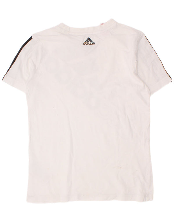 Adidas Camiseta gráfica para niño 9-10 años Blanco Algodón