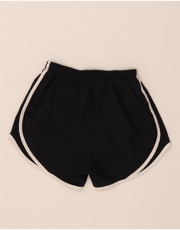 Nike Womens Dri Fit Sport Shorts UK 6 XS  Black Colourblock