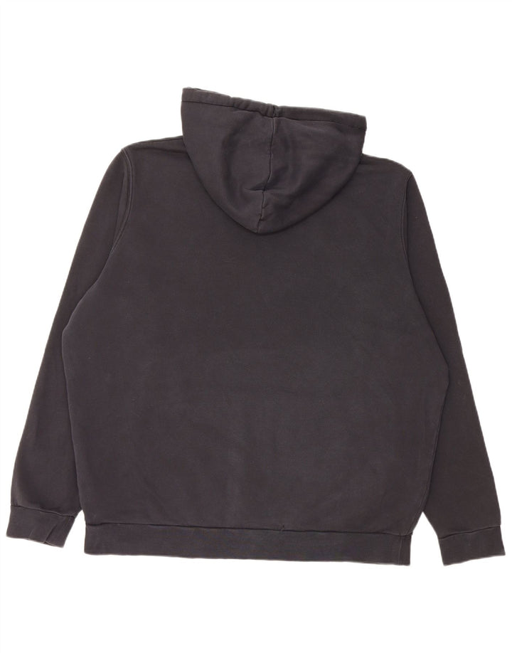 Under Armour Jersey con capucha para hombre, talla grande, algodón negro