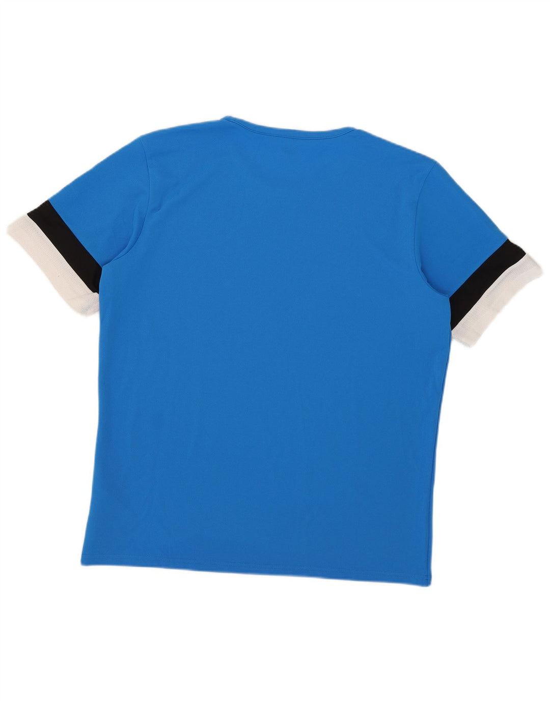 Puma Camiseta para hombre Top XL Azul Colorblock Poliéster