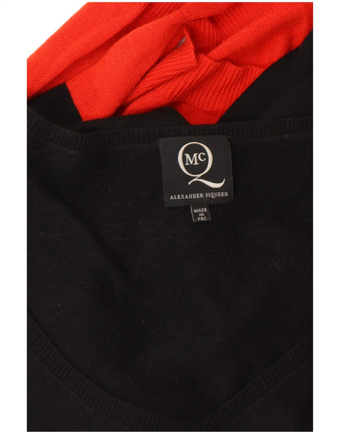 ALEXANDER MCQUEEN Vestido tipo jersey para mujer IT 42 Diseñador de viscosa negro mediano