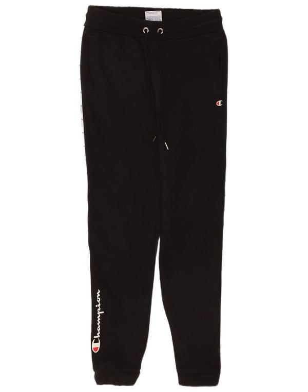 Champion Pantalones De Chándal Con Gráficos Joggers Small Black Colorblock |