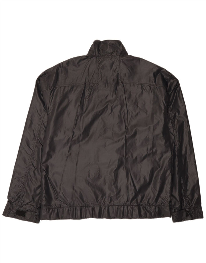 Nike - Chaqueta de chándal para hombre, talla grande, nailon negro