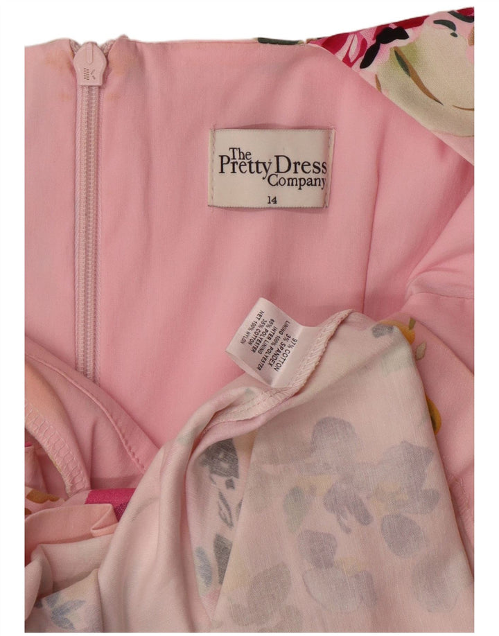 THE PRETTY DRESS COMPANY Vestido tubo para mujer UK 44 Grande Rosa Floral