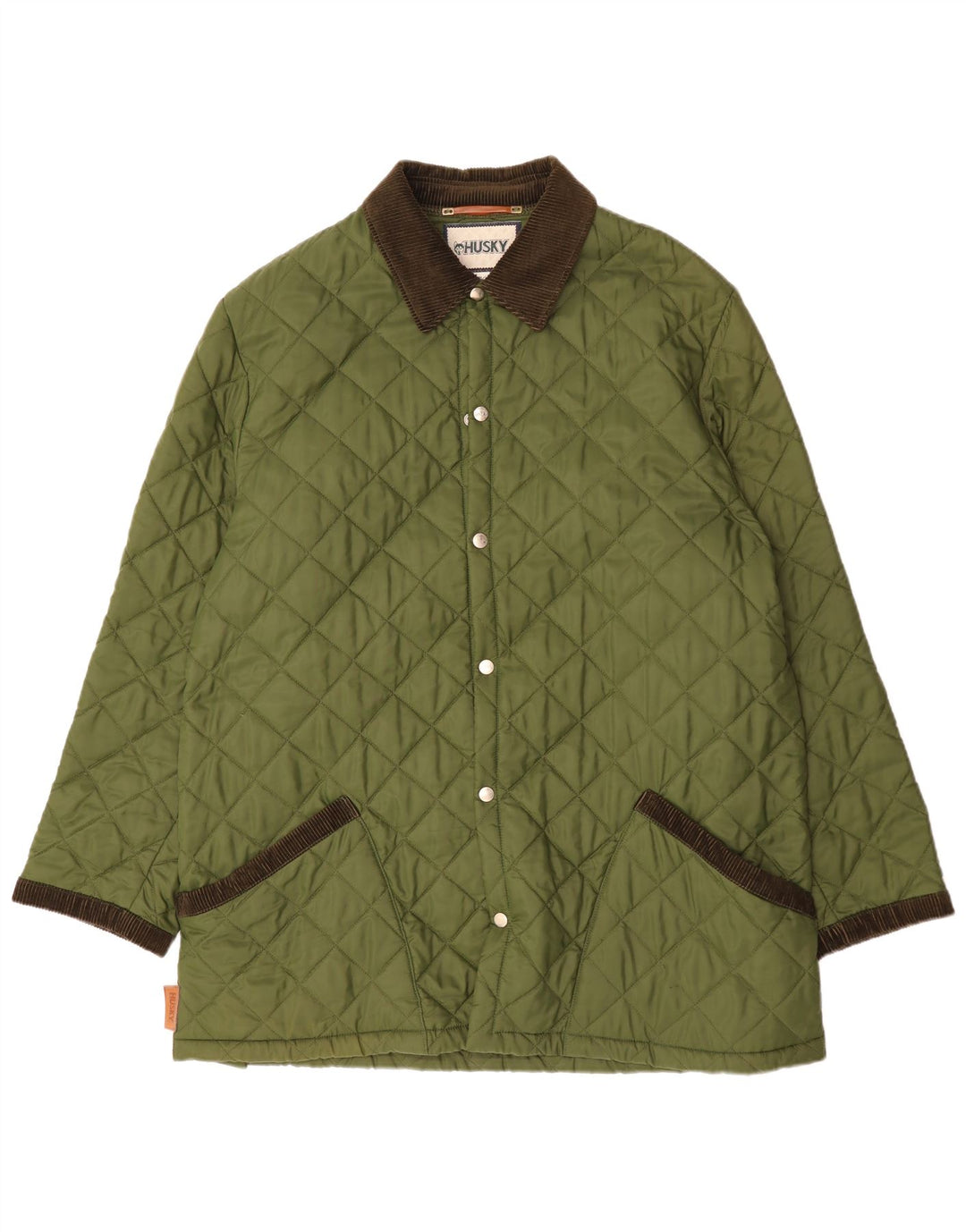 Husky Chaqueta acolchada para hombre UK 46 3XL Poliamida verde