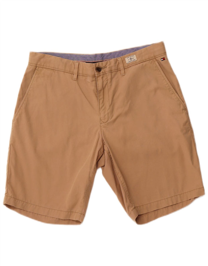 TOMMY HILFIGER Pantalones cortos chinos para hombre W34 Large Beige Cotton