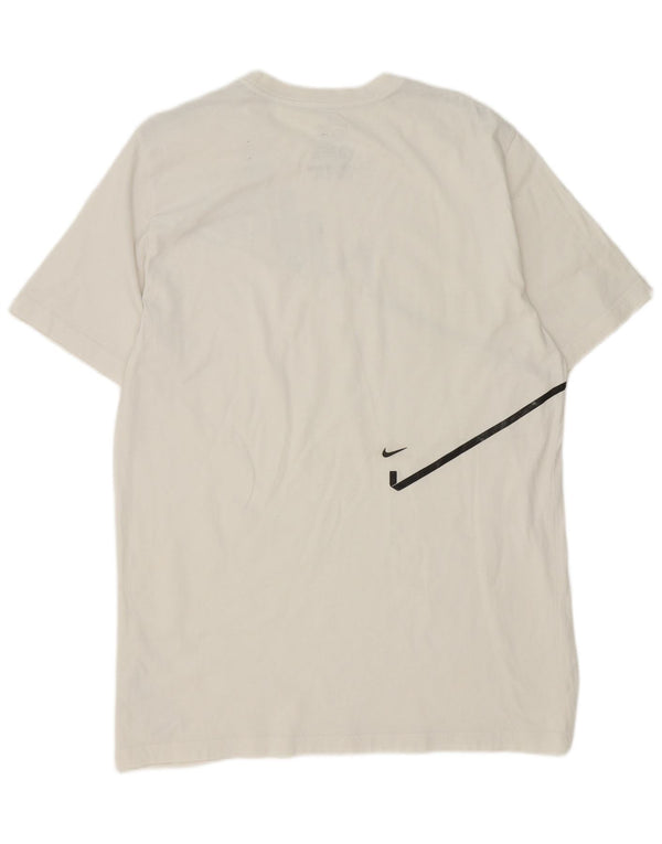 Nike Camiseta gráfica de ajuste estándar para hombre XL Blanco Algodón
