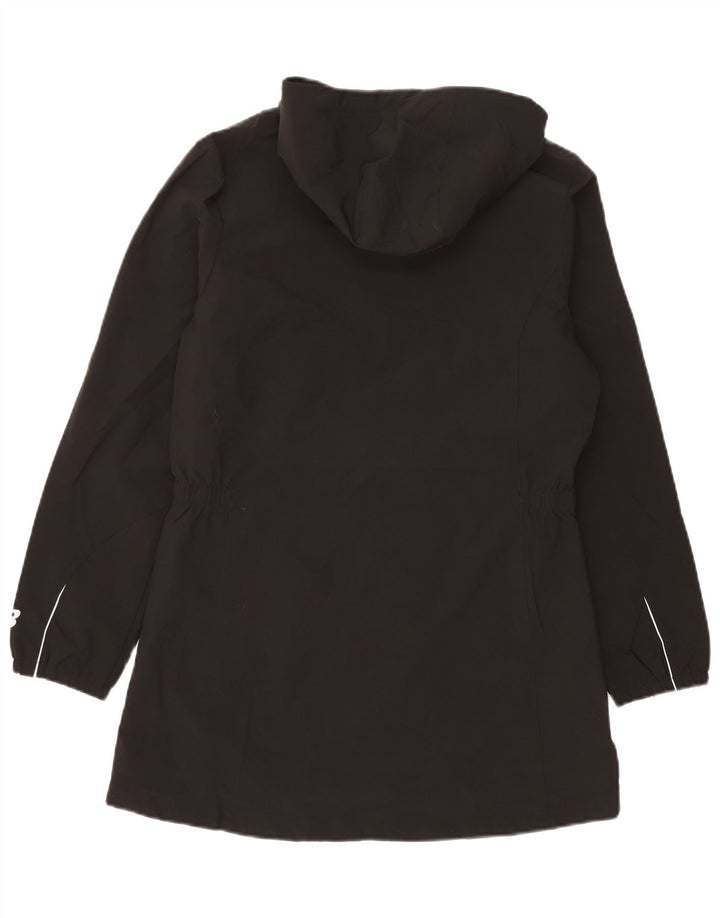 New Balance Chubasquero con capucha para mujer UK 44 Mediano Negro Poliéster