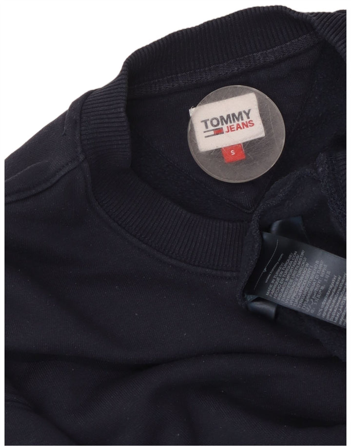 TOMMY HILFIGER Sudadera extragrande para mujer UK 10 Small Azul marino