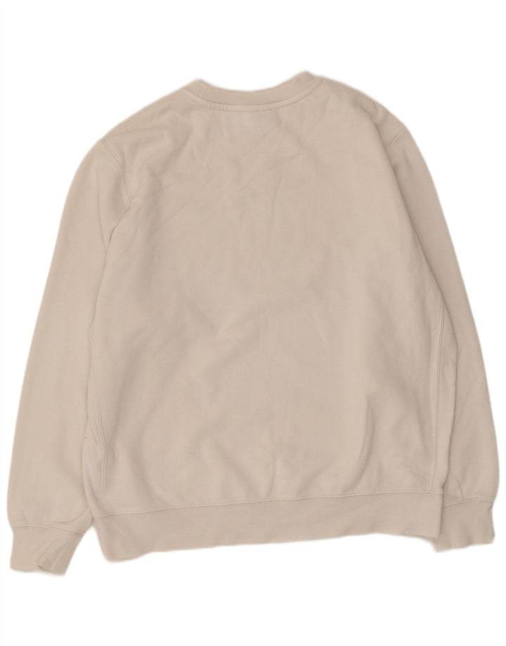 Nike Hombre Sudadera Jumper Grande Blanco Algodón