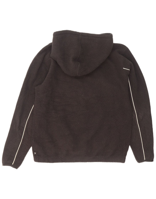 Nike - Jersey de forro polar con capucha para hombre, poliéster negro mediano
