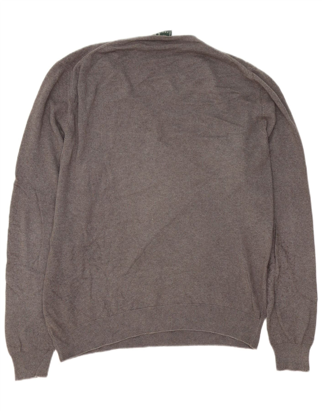 Fred Perry Jersey Con Cuello En V Para Hombre XL Lana Gris