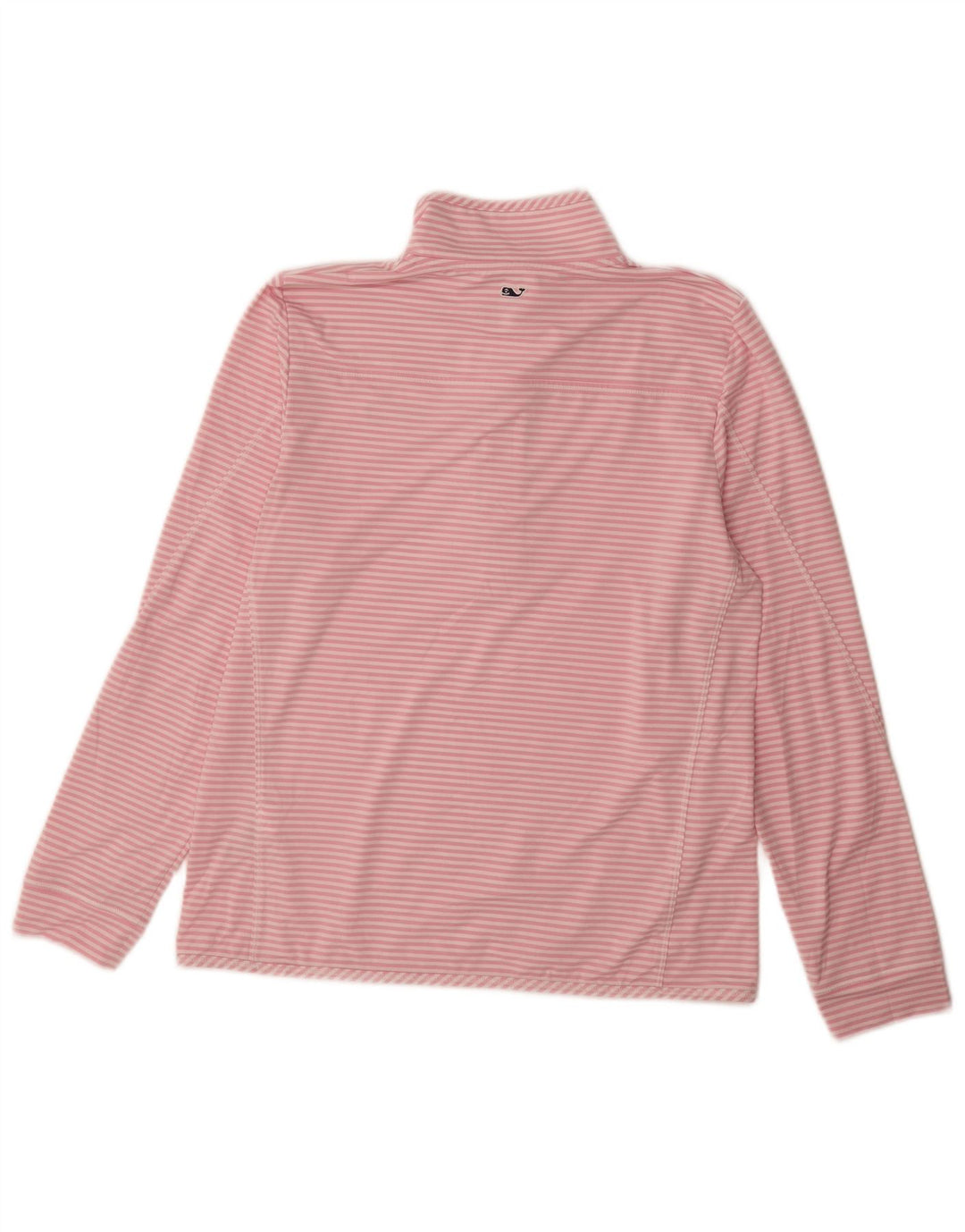 VINEYARD VINES Top de chándal tipo jersey para mujer UK 40 Mediano Rosa Rayas