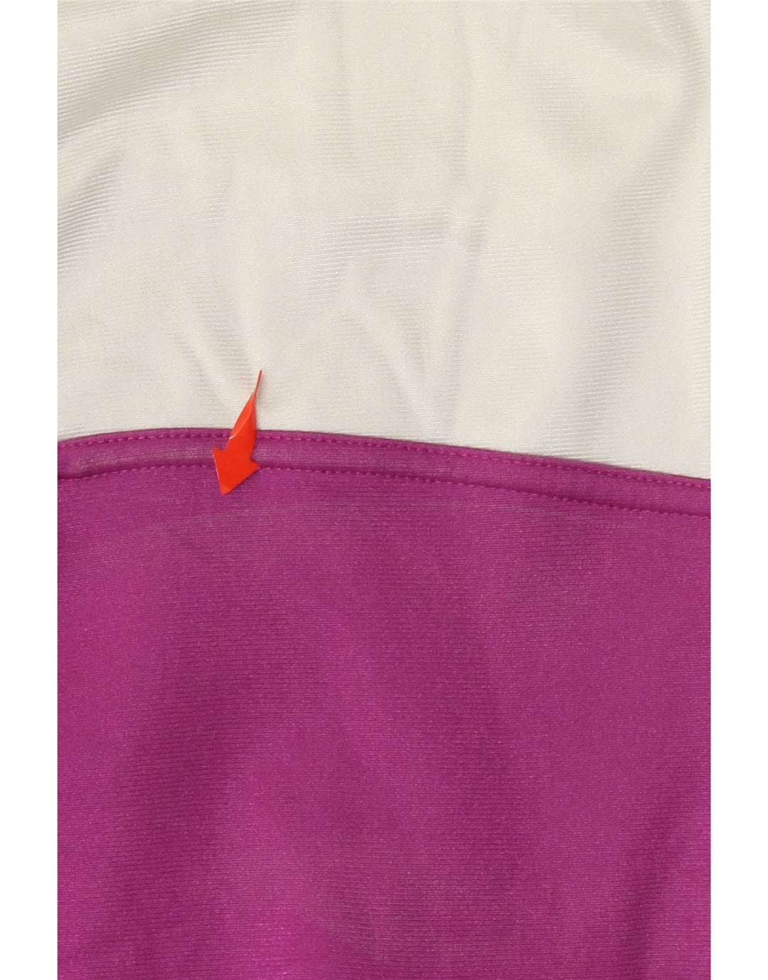 ASICS Chaqueta superior de chándal con gráfico para mujer IT 46 Large Purple Colourblock