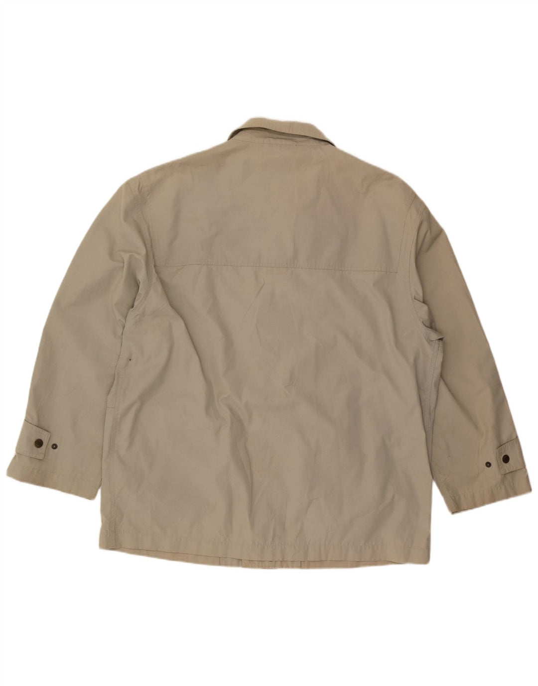 Chaqueta utilitaria vintage para hombre Reino Unido 42 XL Poliéster beige