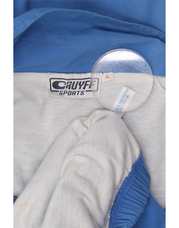 VINTAGE Mens Full Tracksuit Large  Blue Colourblock Polyester Vintage Vintage and Second-Hand Vintage from Messina Hembry 