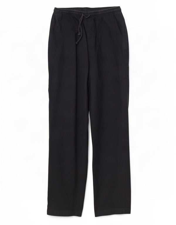 Champion Mens Straight Casual Trousers XL W38 L34 Navy Blue Cotton