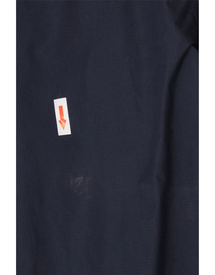 Superdry Chaqueta impermeable cortavientos para mujer UK 20 2XL Nylon azul marino
