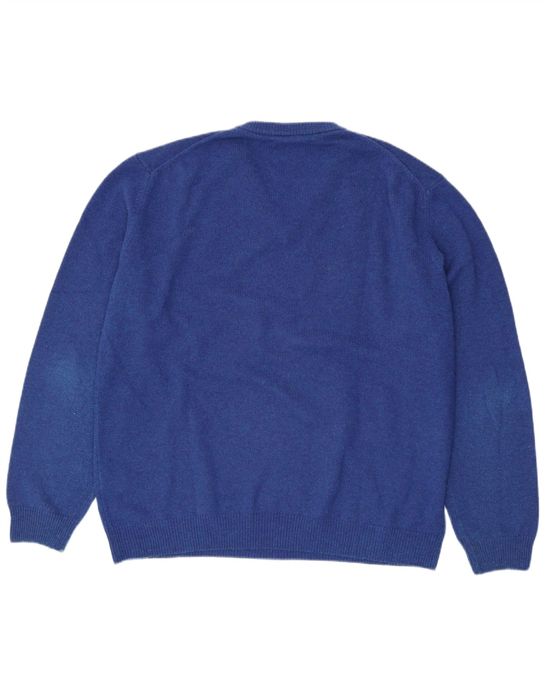 Marlboro Classics - Jersey con cuello en V para hombre, talla 3XL, lana azul