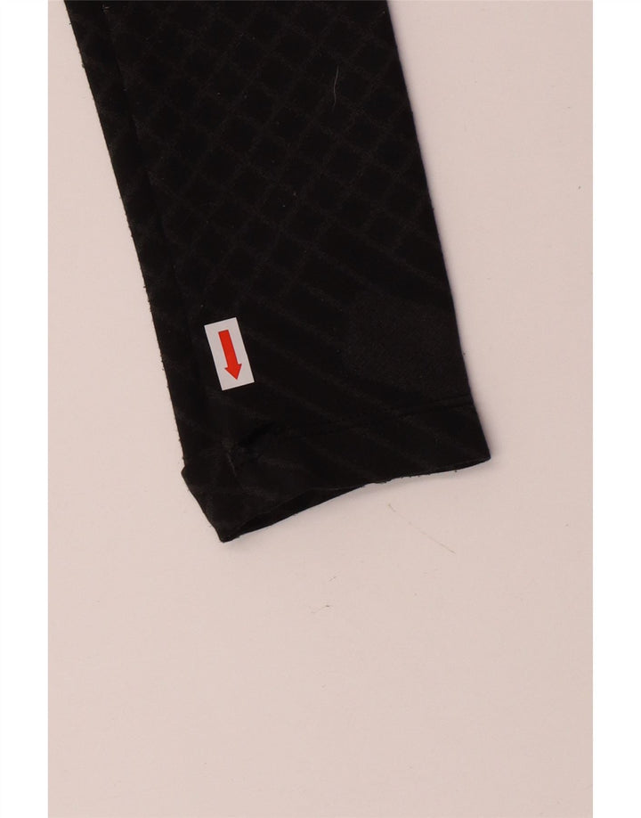 NIKE Boys Dri Fit Slim Fit Jersey Chándal Top 12-13 años Grande Negro