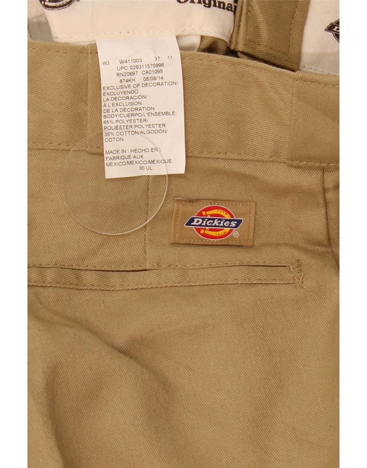 Dickies Pantalón chino recto para hombre W30 L32 Marrón Poliéster