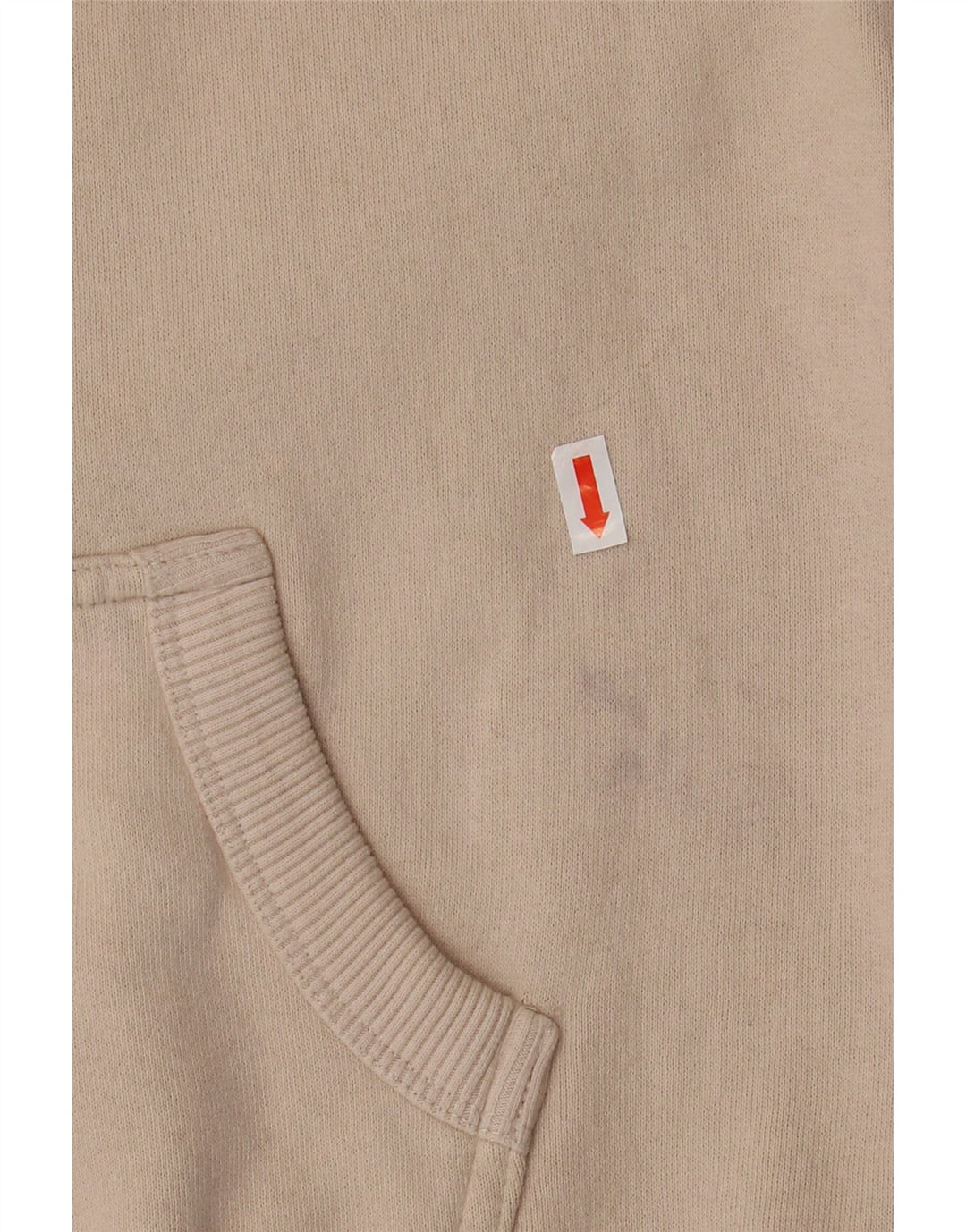 SUPERDRY Jersey con capucha gráfica para mujer UK 8 Small Beige Cotton