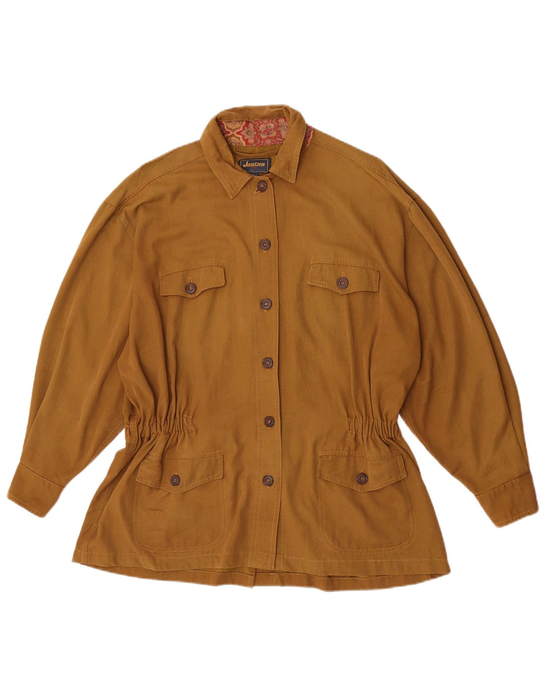 Jantzen Chaqueta utilitaria extragrande para mujer IT 44 Viscosa caqui mediana