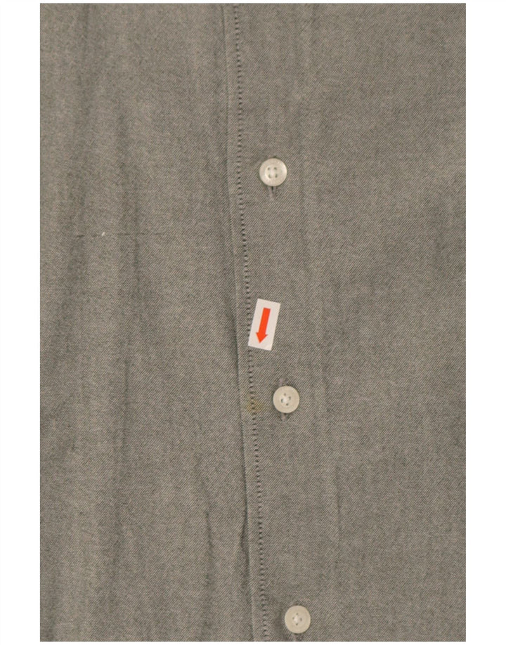 Timberland Camisa Slim Fit para Hombre Algodón Gris Grande