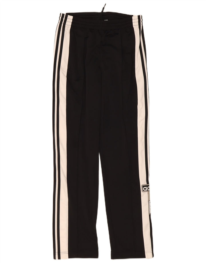 Adidas Hombre Pantalones De Chándal Gráfico Pequeño Negro Colorblock Poliéster
