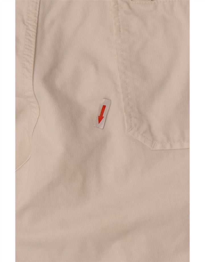 Datch Pantalones cortos casuales para hombre W33 Algodón blanco mediano