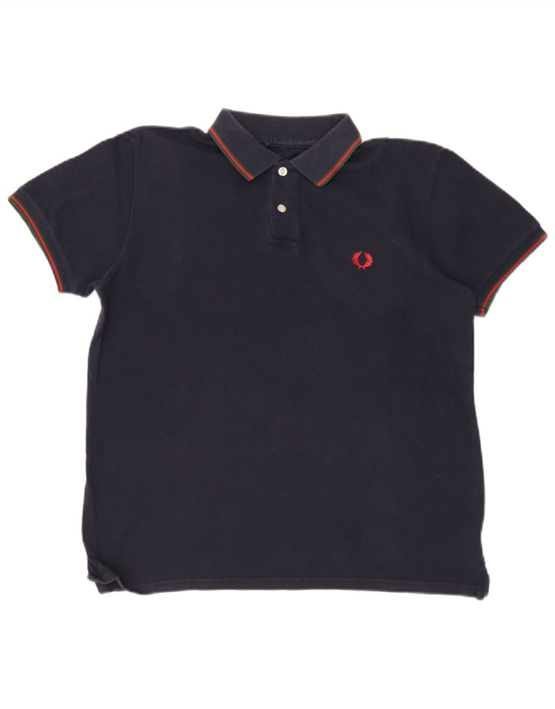 Polo Fred Perry Hombre Algodón Azul Marino Medio