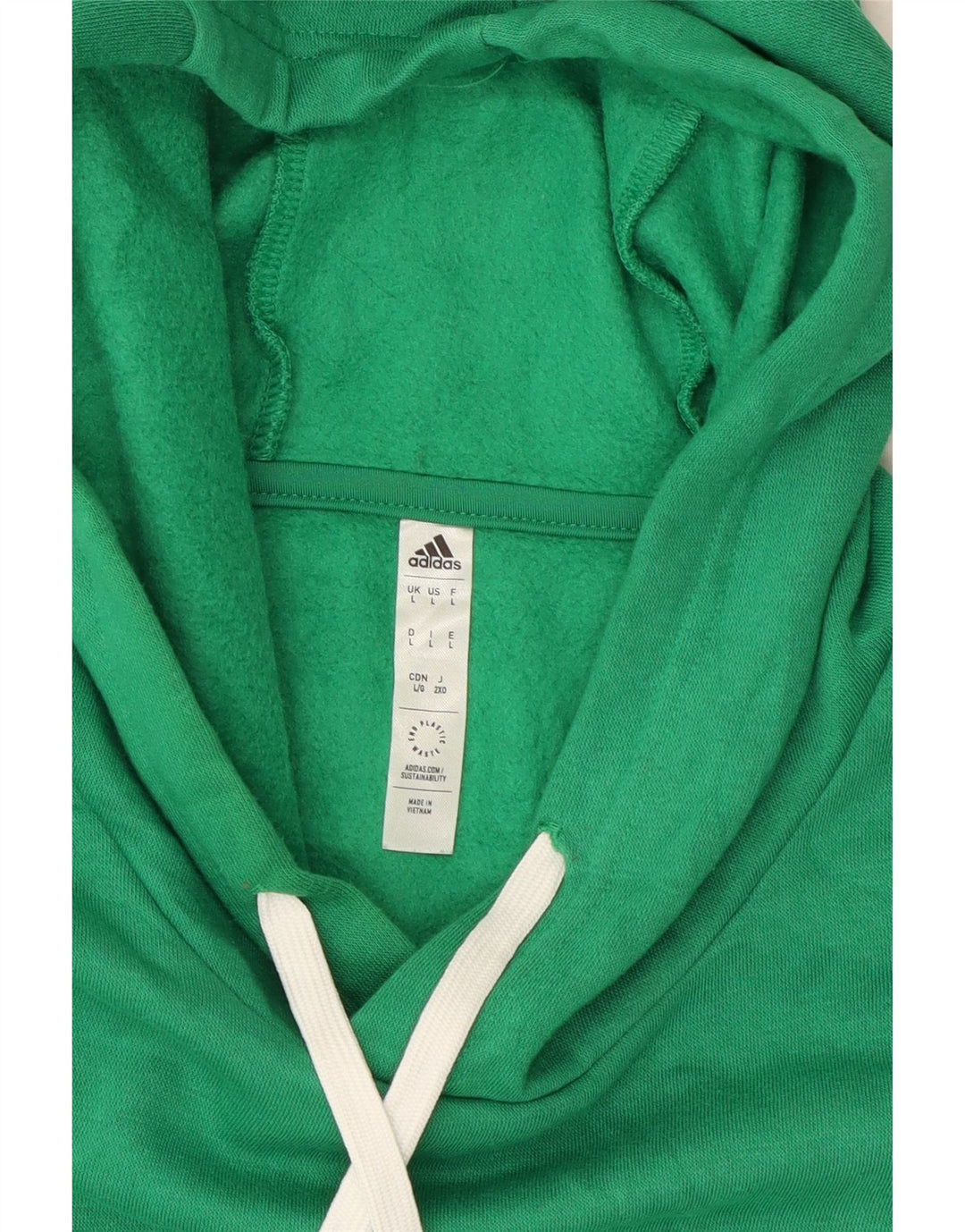Adidas Hombre Sudadera Con Capucha Jumper Grande Verde