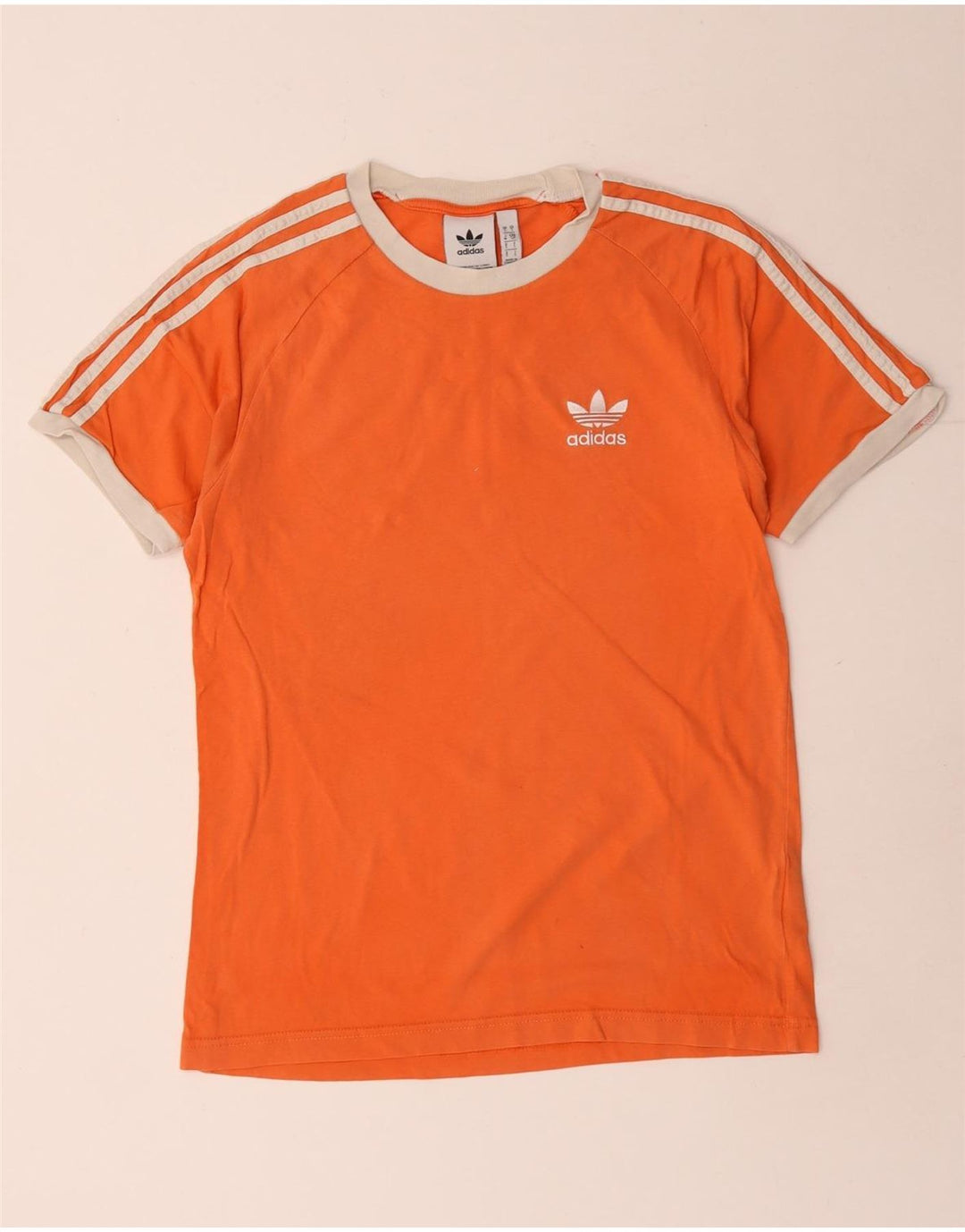 Adidas Hombre Camiseta Top Small Naranja Algodón