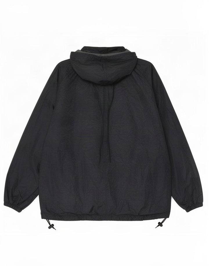 Dickies Chaqueta impermeable con capucha para hombre UK 40 Large Poliéster azul marino