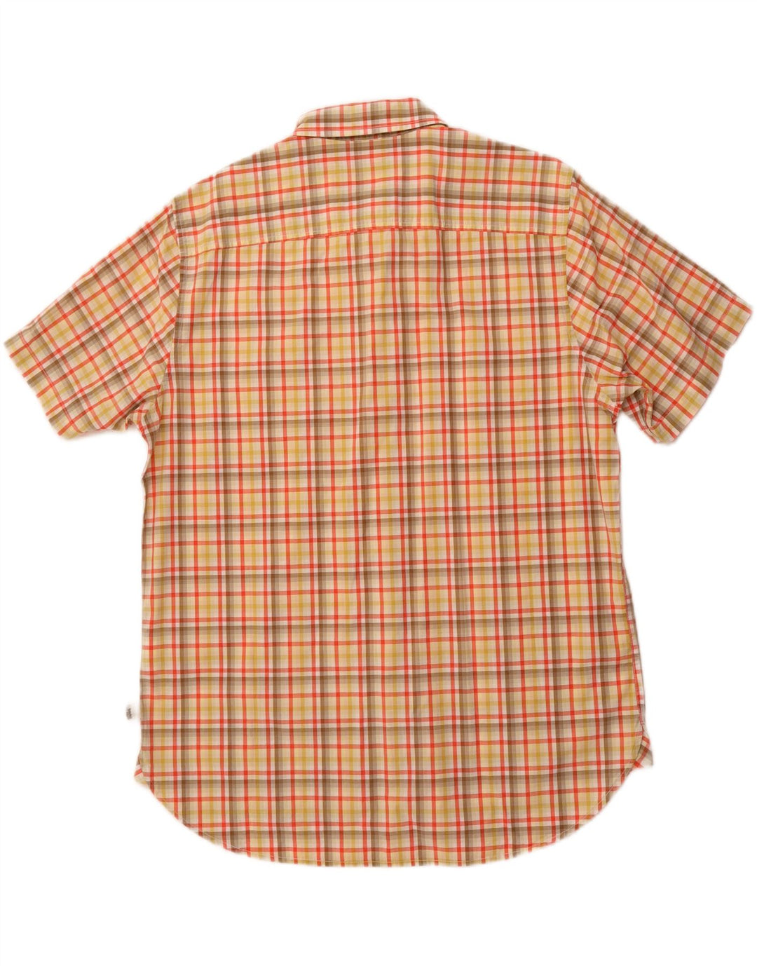TIMBERLAND Camisa Grant Fit Regular Fit para Hombre Cuadros Naranja Grande
